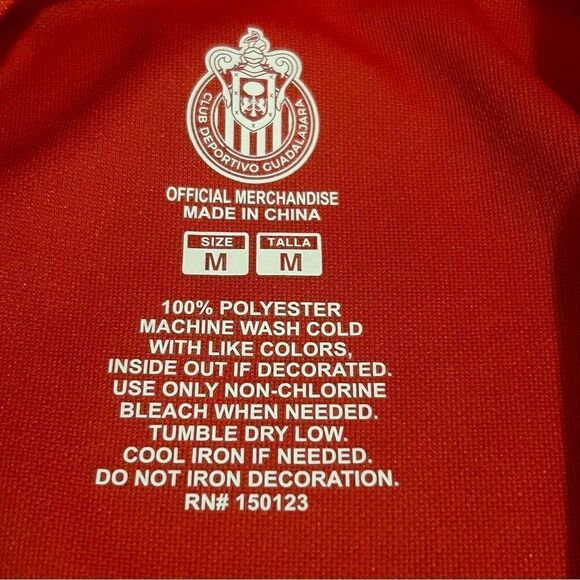 Chivas Replica Soccer Jersey Icon Sports Red Size Men’s Medium - Picture 5 of 9